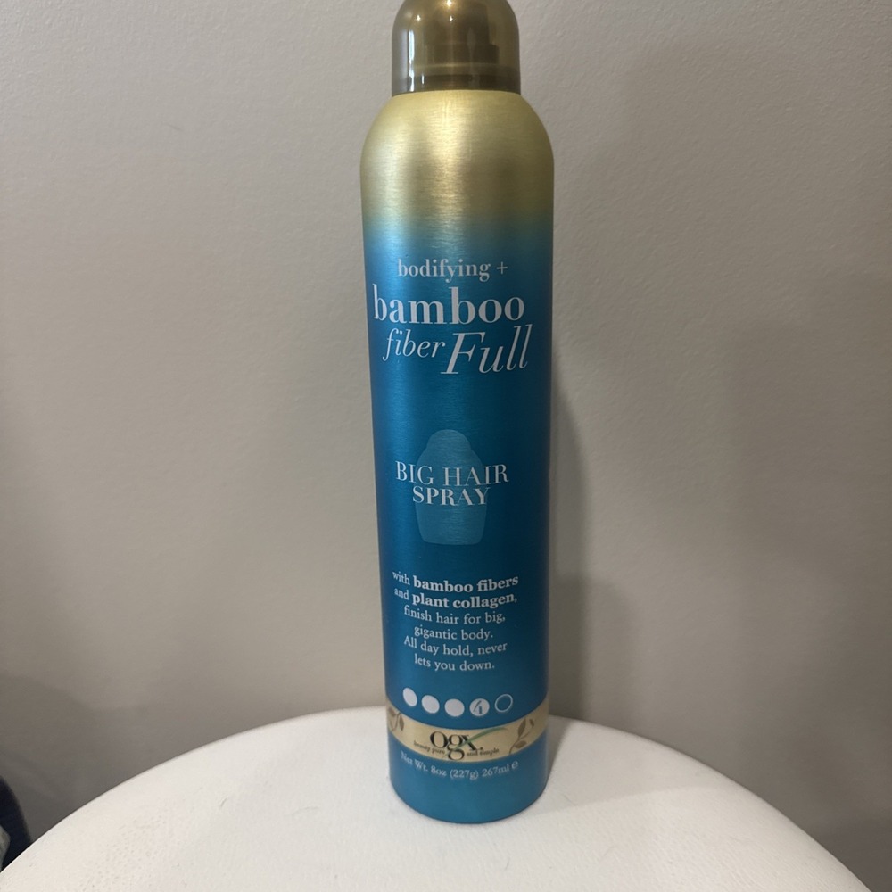 OGX Bodifying + Bamboo Fiber Full BIG HAIR Spray 8 Ounce New for Body, Volume